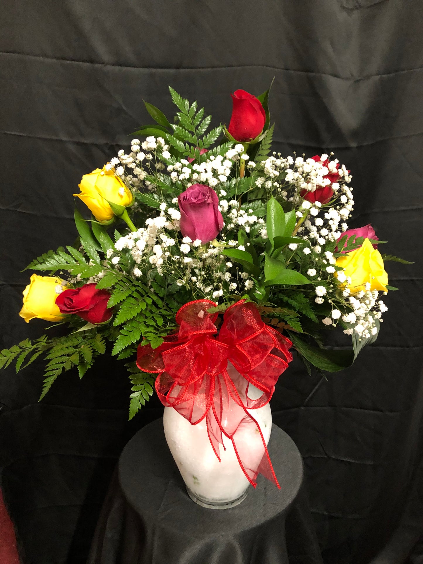 One Dozen MIXED Color Roses